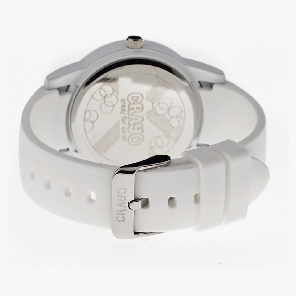 Crayo Women's CR2001 Festival White Silicone Watch - Picture 6 of 10